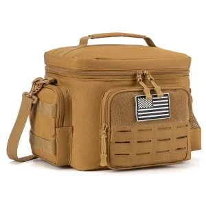 Men’s Tactical Insulated Lunch Box – Heavy Duty Leak-Proof Work Lunch Bag