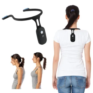 Smart Posture Corrector with Real-Time Monitoring & Vibration Alert