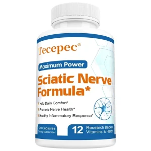 Vitamin B Complex Sciatica Support – Nerve, Muscle & Inflammation Balance Formula (120 Capsules)
