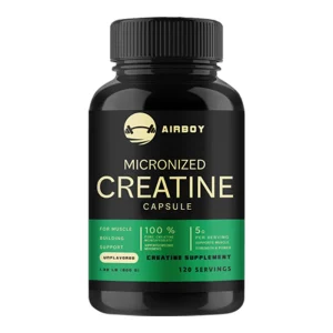 Micronized Creatine Capsules – Muscle Strength, Endurance & Performance Support (120 Capsules)