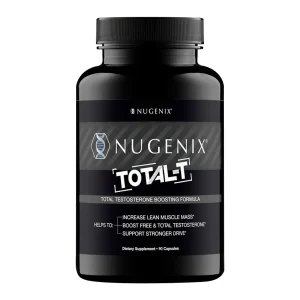 TOTAL-T Testosterone Support Supplement – Muscle Strength, Energy & Performance (90 Capsules)